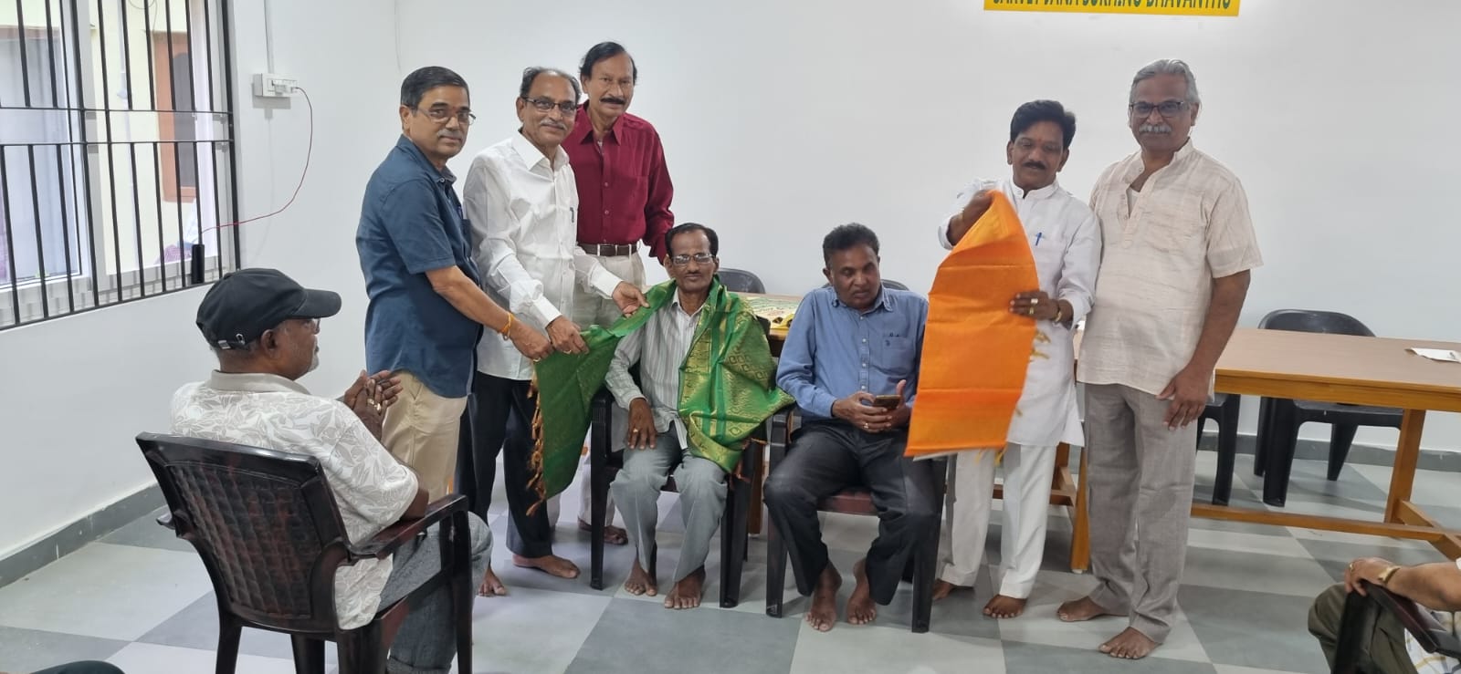 Felicitation of P. Nagabhushanam  Garu on the birthday celebration.jpeg